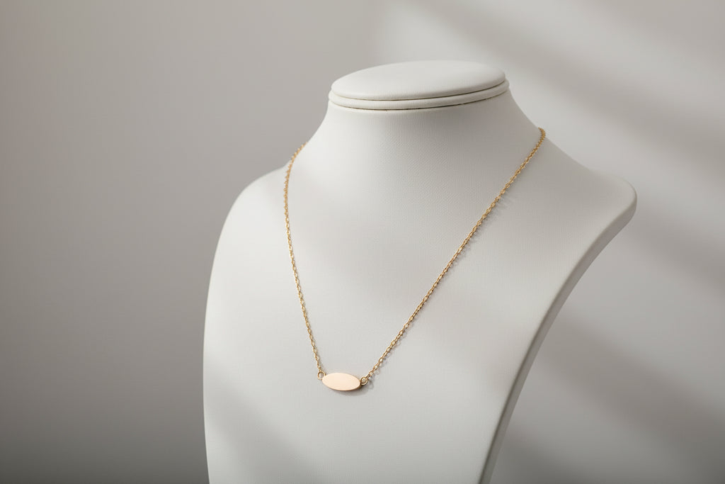 Gold Blank Necklace