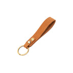 Leather Keychain Earthy Yellow