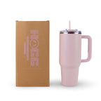 Stainless Steel Light Pink Tumbler