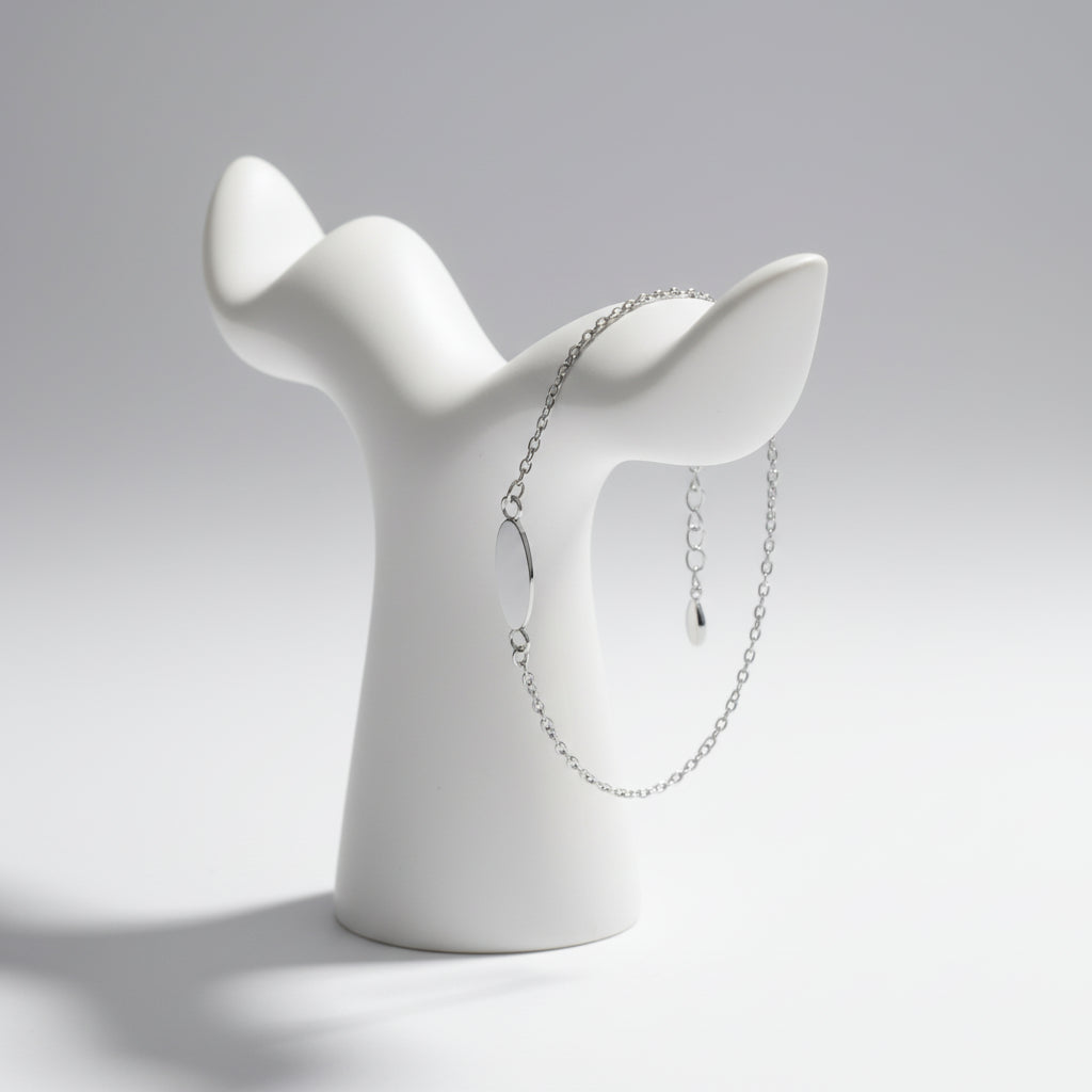 Silver Blank Bracelet