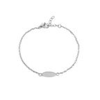 Silver Blank Bracelet