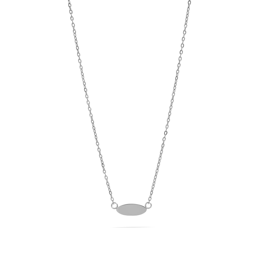 Silver Blank Necklace