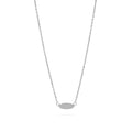 Silver Blank Necklace