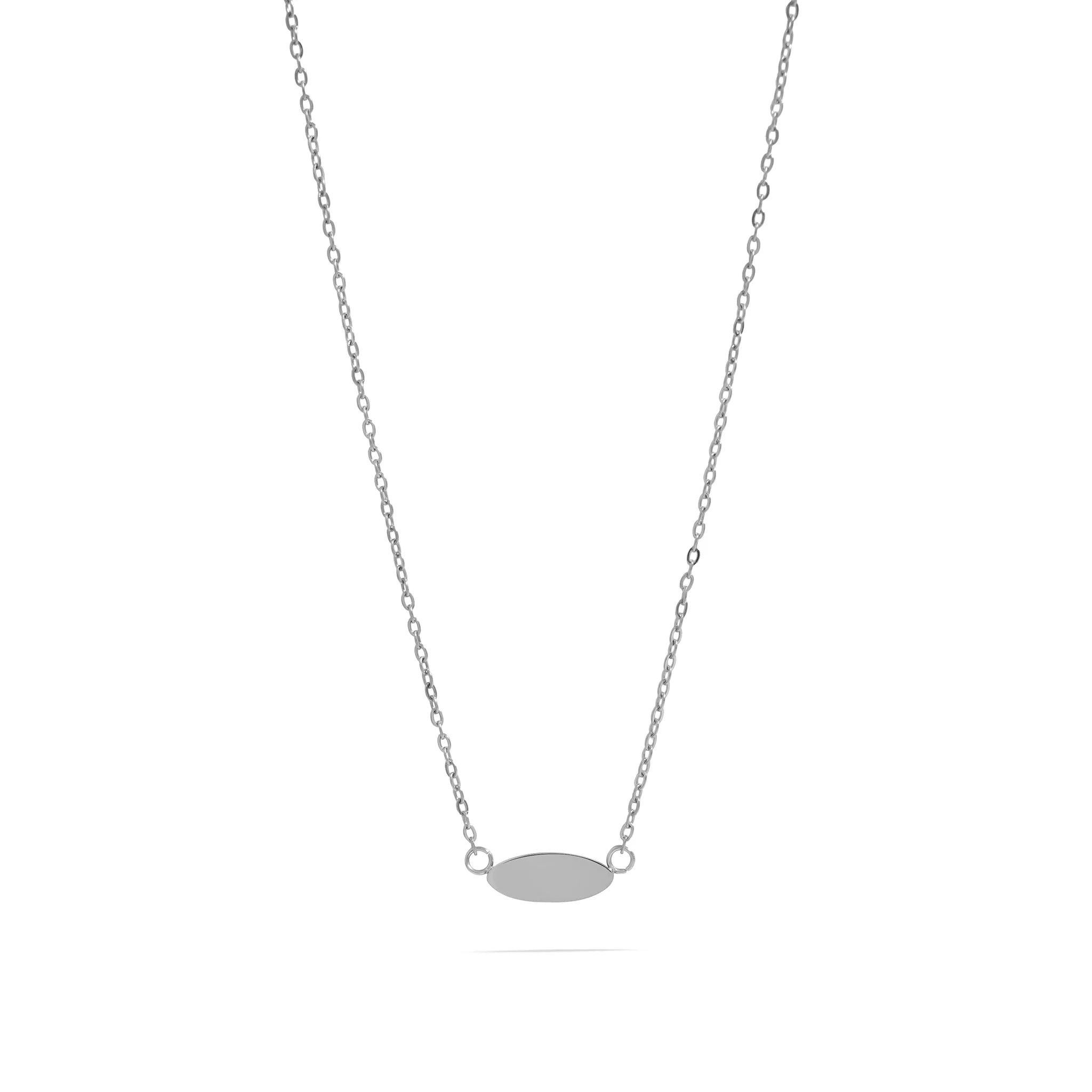 Silver Blank Necklace