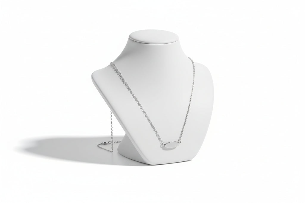 Silver Blank Necklace